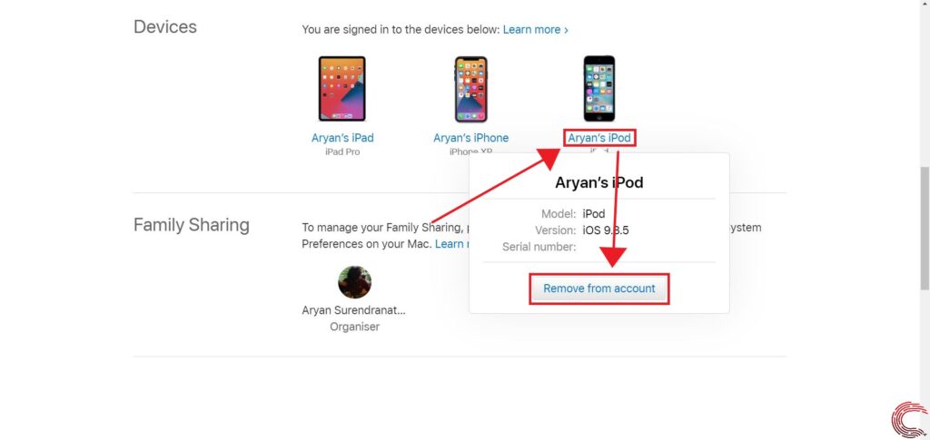 Wie entferne ich ein Gerät von Ihrer Apple-ID?  |  Candid.Technologie