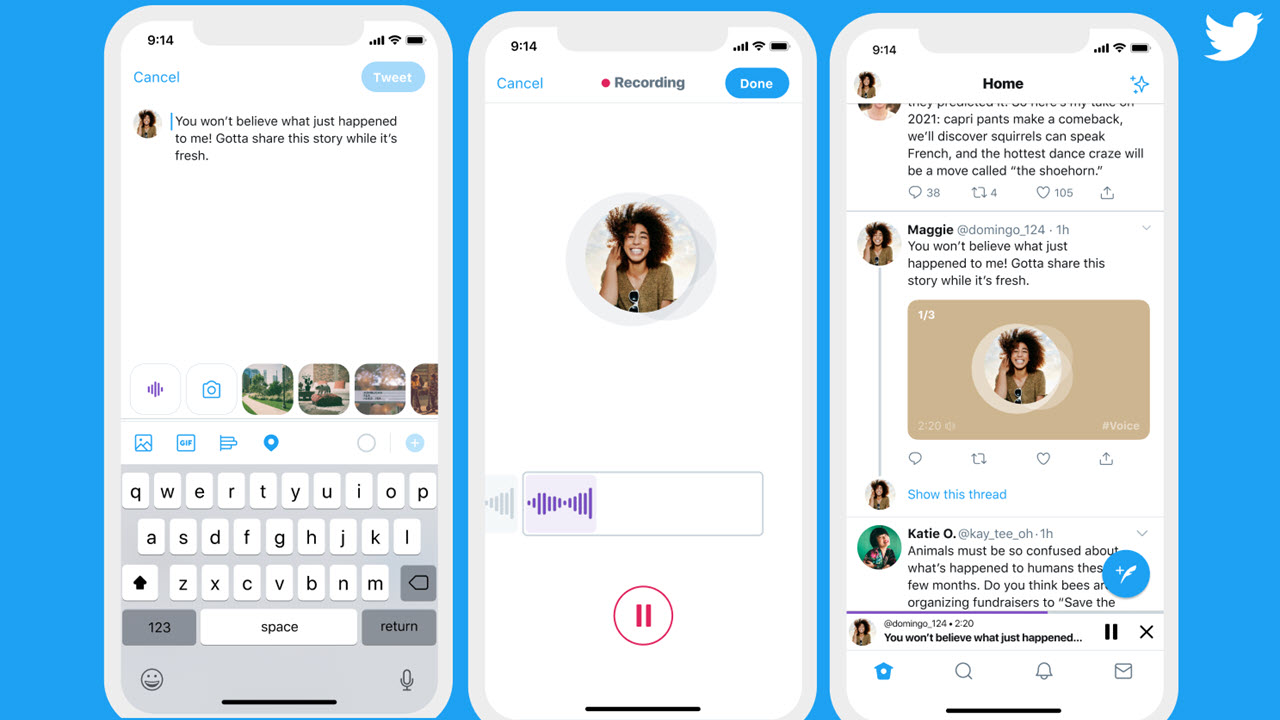 Audio tweets are coming to Twitter users on iOS soon